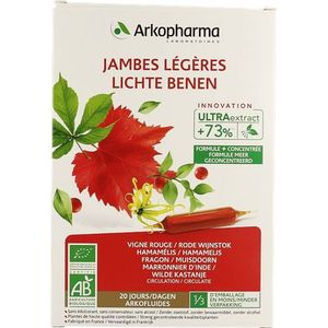 Arkofluide Lichte Benen Bio Ampullen 20  -  Arkopharma