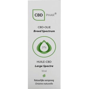 Cbd Olie Breed Spectrum 5% 10 ml Cbd-Phar