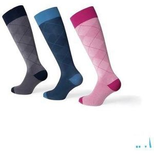 Jobst Casual Pattern 15-20 Ad L Blue 1