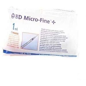 Bd Microfine+ Ins.Spuit 1,0  ml 29G 12,7Mm100 324827