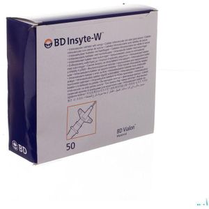 Bd Insyte-W Cath.Iv 22G 1 0,9X25Mm Blauw 50 381323
