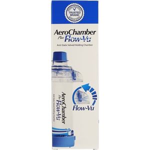 Aerochamber Plus Anti static + flow-vu-mouthpiece Adult  -  Hospithera