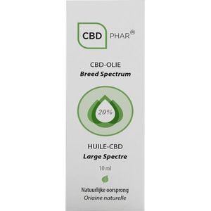Cbd Olie Breed Spectrum 20% 10 ml Cbd-Phar