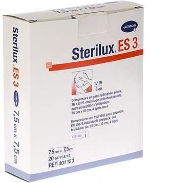 Sterilux Es3 Kompres Steriel 8Pl 7,5X 7,5Cm 20 4011239  -  Hartmann
