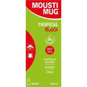Moustimug Tropical Maxx Spray 50% Deet 75ml