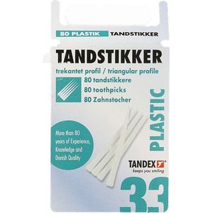 Tandex Toothpicks Plastic 80  -  Deprophar