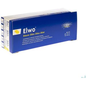 Elwo Pleister Elast Blauw 2,5cmx18cm 60 0020035