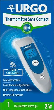 Urgo - Contactloze Infraroodthermometer - Wit - Digitale Thermometer