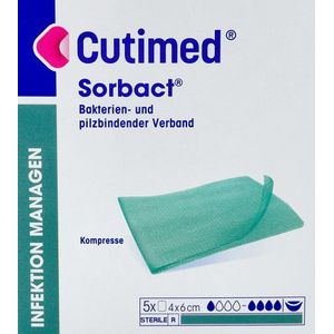 Cutimed Sorbact Kp 4x 6cm 5 7216401