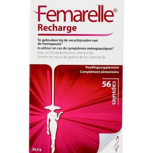 Femarelle Recharge - Hormonvrije Capsules - Ondersteunt Hormonale Balans