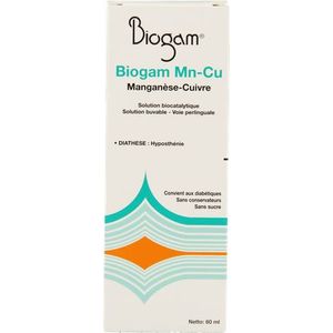 Biogam Mn-cu Flacon 60 ml  -  Sterop