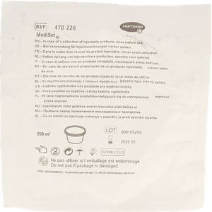 Transparante Gegradueerde Potje 250  ml 470226  -  Hartmann