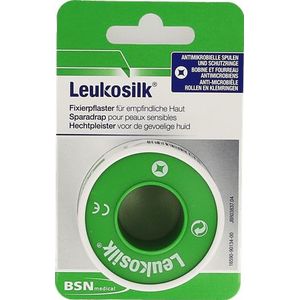 Leukosilk Deksel 2,50cmx5m Ophang 1 102203