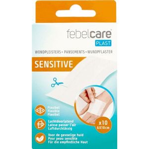 Febelcare Plast Sensitive Uncut 10x6cm 10