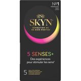 Skyn - 5 Sens - Assortiment van 5 Préservatifs - Sans Latex
