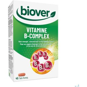 Biover - Vitamine B-Comple x Comp - Multivitaminen - 45 Capsules