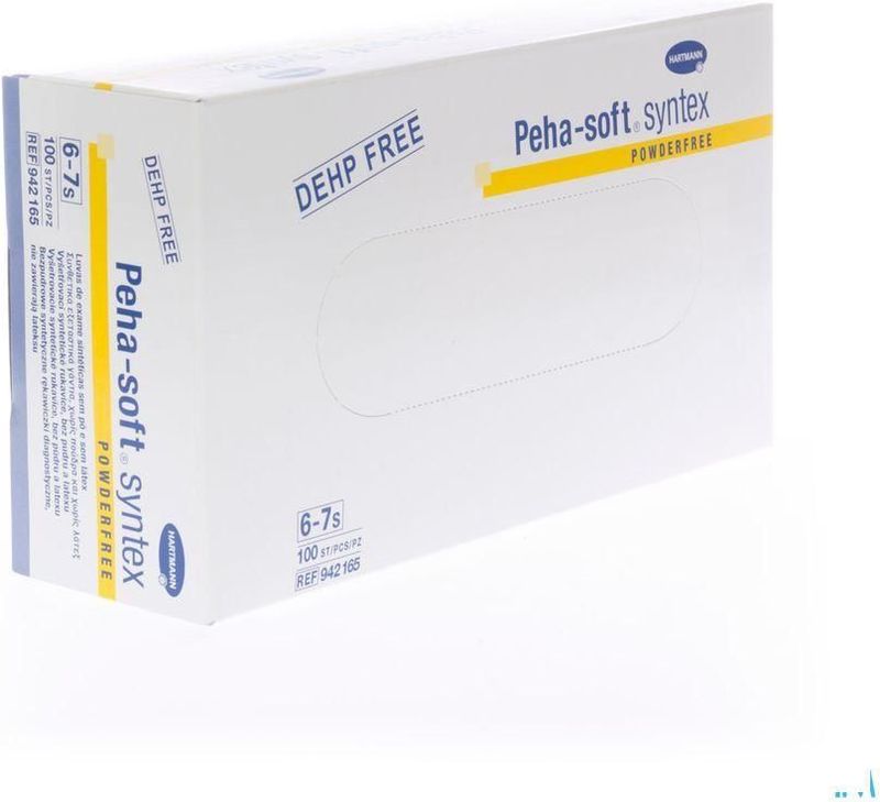 Peha-soft® Syntex Onderzoekshandschoen - Poedervrij - Elastisch Vinyl