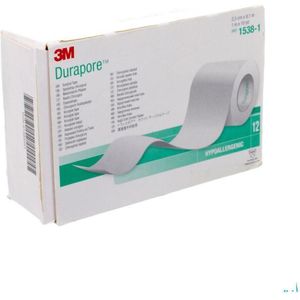 Durapore Pleister Kunstzijde 25mmx9m 12 1538/1  -  3M