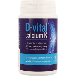 D Vital Calcium K Caps 180  -  Will Pharma