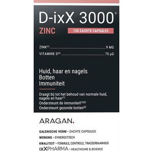 D-Ixx 3000 Zinc Softcaps 120  -  Ixx Pharma