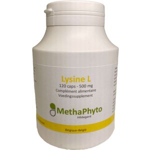 Lysine L 500 mg 120 Capsule Hildegard  -  Methaphyto