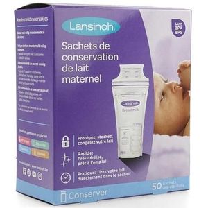 Lansinoh Bewaarzakjes Moedermelk 50 40056  -  Lansinoh Laboratories