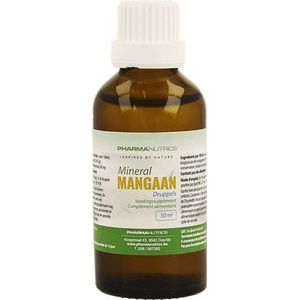 Mangaan Druppels 50ml Pharmanutrics  -  Pharmanutrics