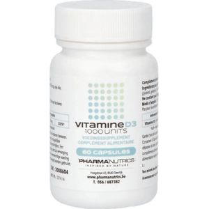 Vit D3 Capsule 60 Pharmanutrics  -  Pharmanutrics
