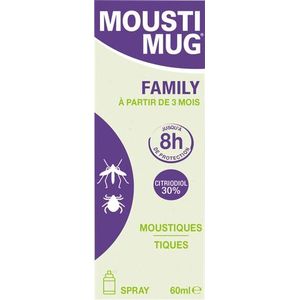 Moustimug Citriodiol 30% Family Spray 60 ml