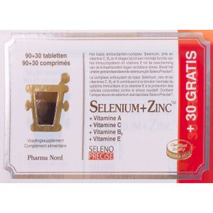 Selenium + zinc Tabletten 120 (90 + 30)  -  Pharma Nord