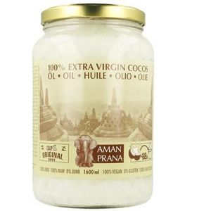 Amanprana Extra Virgin Cocos Olie 1600 ml