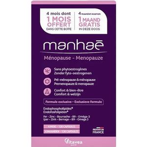 Vitavea Manhae Menopauze 3 Maand + 1 Maand Caps 90