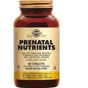 Solgar Prenatal Nutrients Tabletten 60  -  Solgar Vitamins
