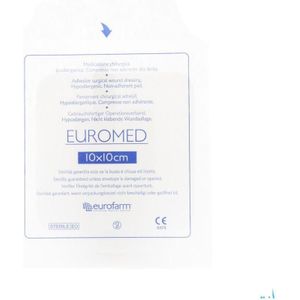 Euromed 10x10cm 1 Eilandpleister Steriel  -  I.D. Phar