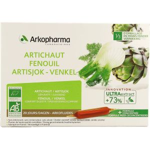 Arkofluide Artisjok Venkel Bio Ampullen 20  -  Arkopharma