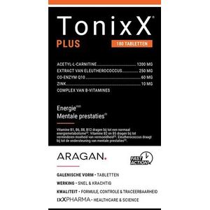 TonixX - Plus Tabletten - 180 Stuks - Voedingssupplement - Acetyl-L-Carnitine