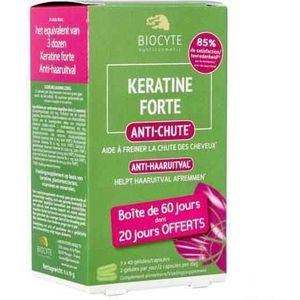 Biocyte Keratine Forte Haaruitval Capsule 120  -  Biocyte