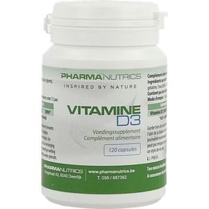 Vit D3 Caps 120 Pharmanutrics  -  Pharmanutrics