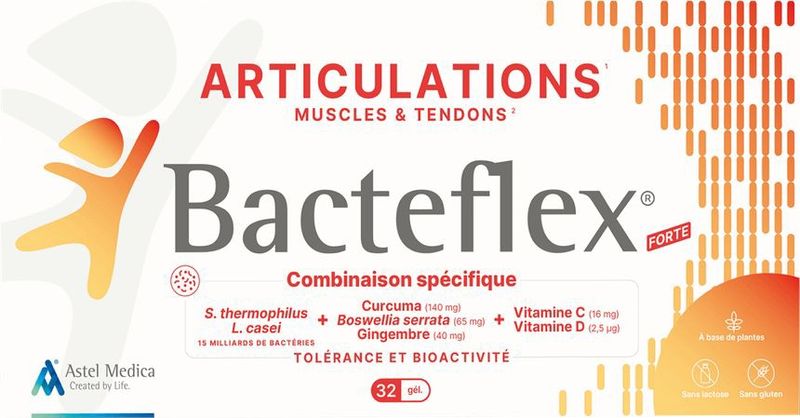 Kurkuma - Bacteflex® FORTE - Voedingssupplement - 60 Capsules