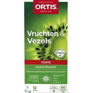 Ortis - Vruchten & Vezels Forte - Darmtransit - 12 Sticks