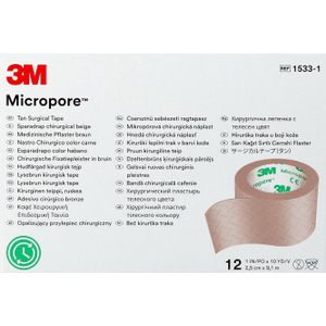 Micropore 3m Skin Tone 25,0mmx9,15m Rol 12 15331  -  3M