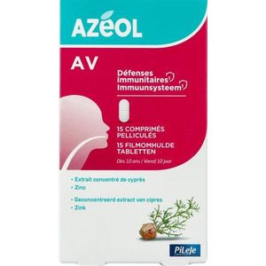 Azeol - Azeol AV - Voedingssupplement - Zink - 20 Tabletten