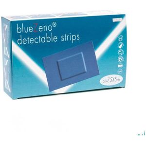 Bluezeno Detectable Strip Blue 7,5X5Cm 50  -  Zeno Phar