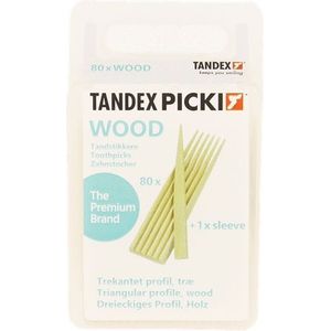 Tandex Toothpicks Wood 80  -  Deprophar