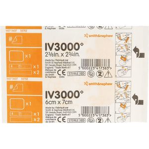 Opsite Iv3000 Hand 6X 7cm 4007