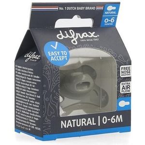 Difrax Fopspeen Natural 0-6M Uni/Pure Assorti