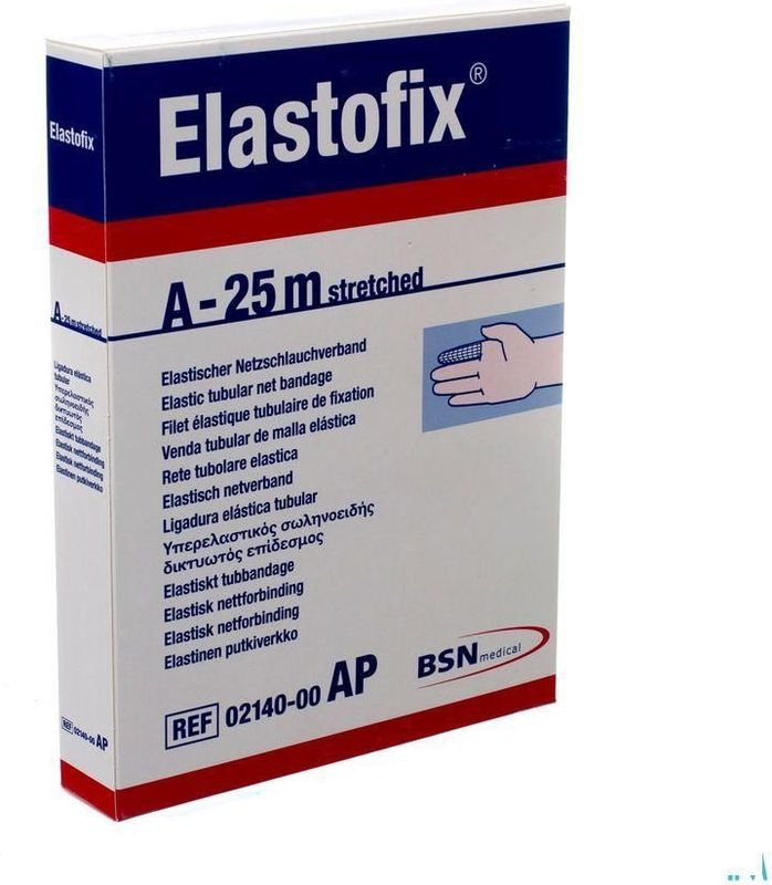 Elastofix - A - Netverband - Multicolor - 25 Meter - Elastisch, Katoen, Polyamide, Gummivezels