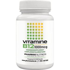 Vitamine B12 Pot Tabletten 60 Pharmanutrics  -  Pharmanutrics
