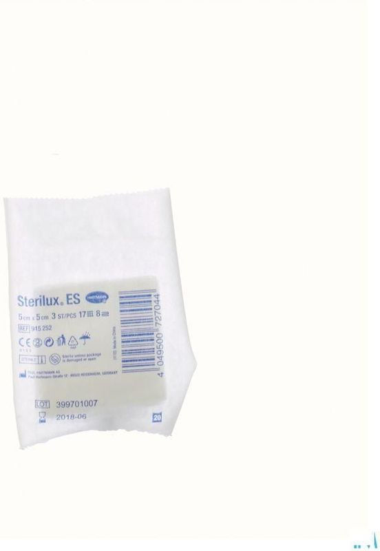 Sterilux - ES - Gaaskompressen - 5x5 cm - 50 stuks
