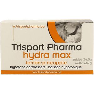Trisportpharma Hydra Max Lemon-pineap.pdr 12x34,5 gr  -  Trisport Pharma